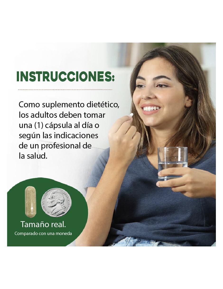 Ashwagandha 500mg 120 cáp con ashwagandha de 120 cápsulas 3