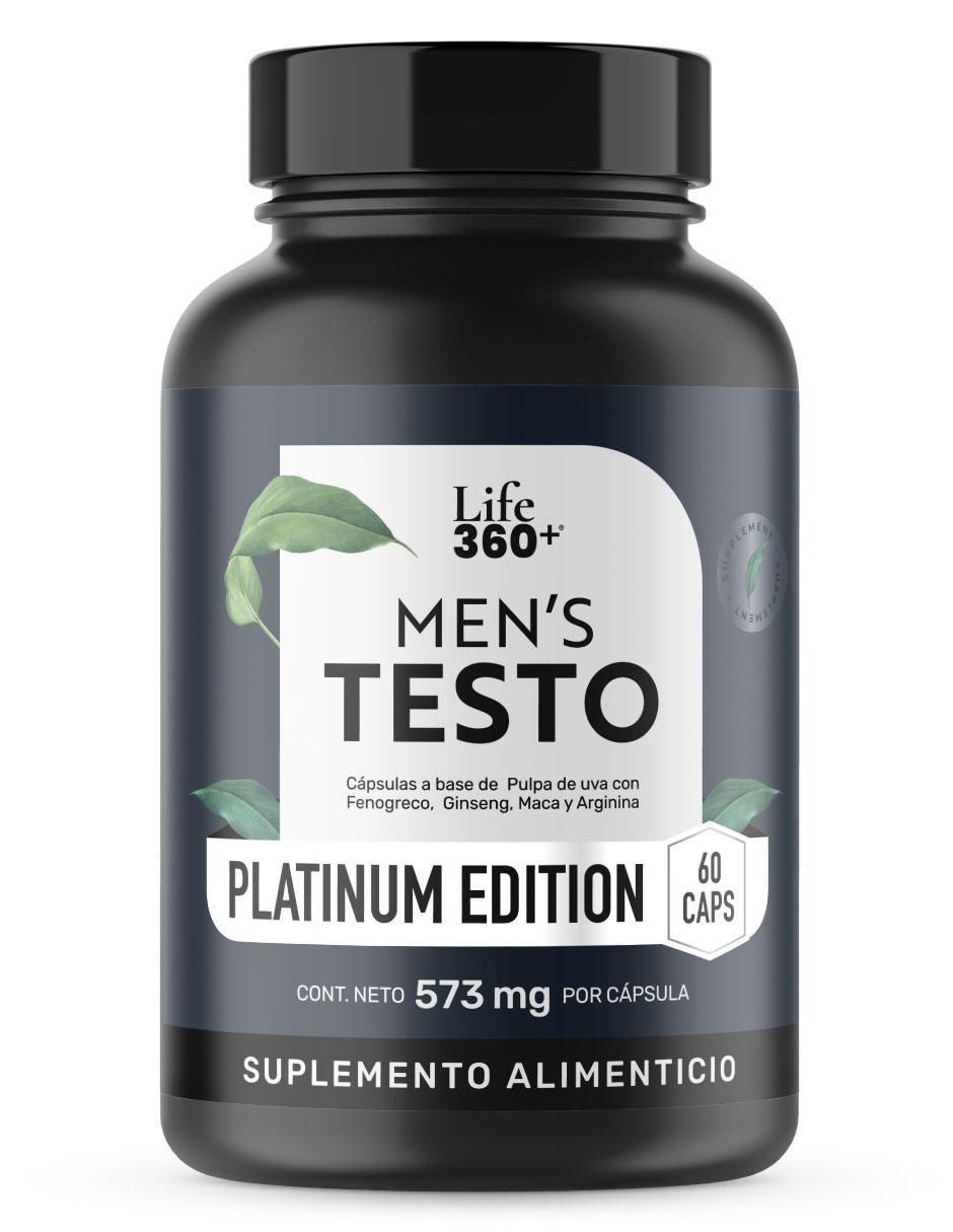 Testo Platinum Maca y Arginina con fenogreco ( trigonella foenum-graecum)