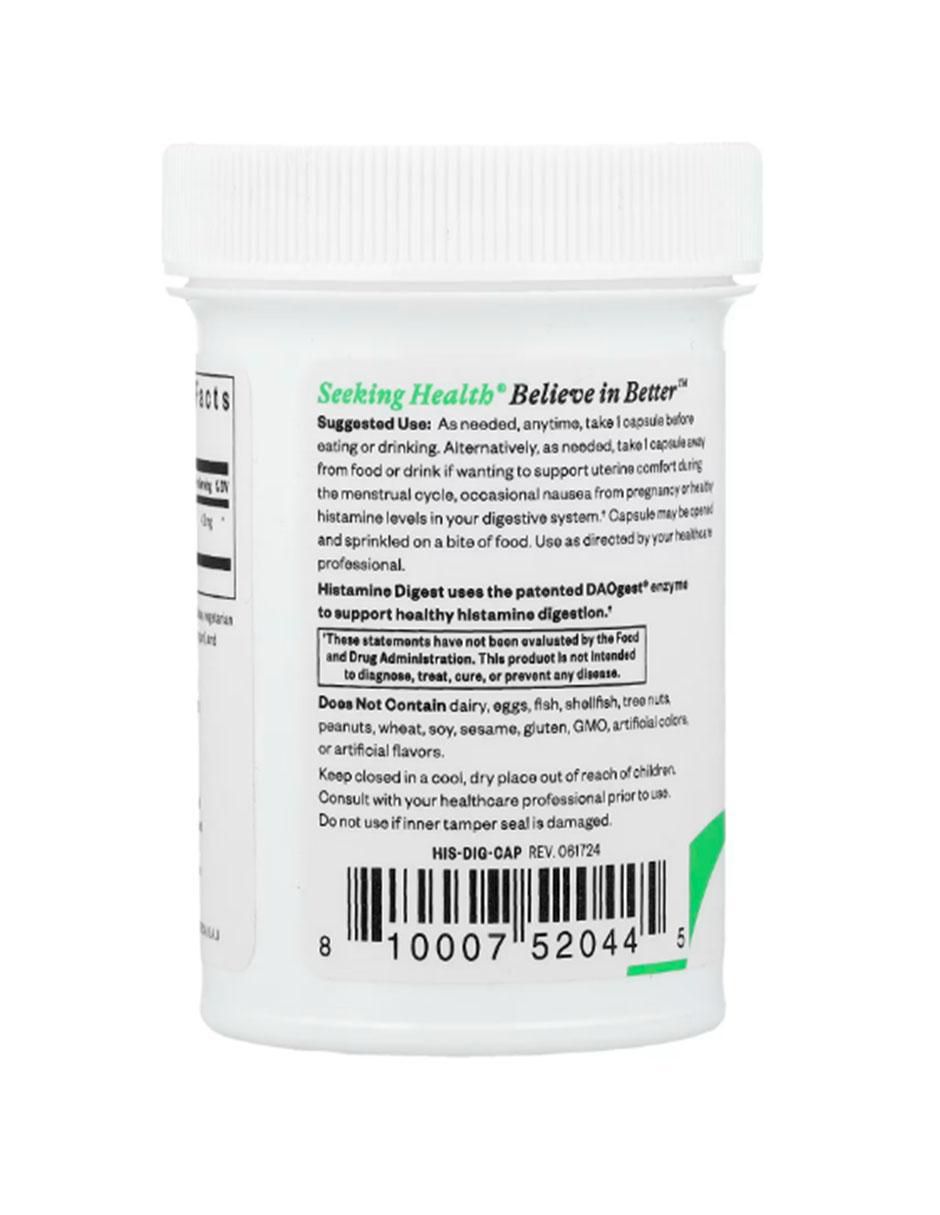 Histamine Digest con enzimas digestivas y probióticos de 30 cápsulas 2