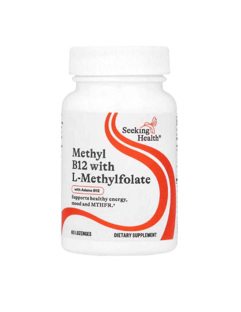 Metil B12 con L-Metilfolato con vitamina b12 de 60 piezas