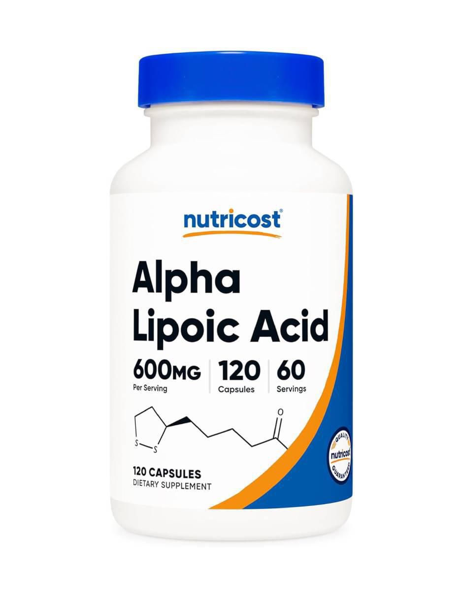 Alpha Lipoic Acid con ácido alfa lipoico de 120 cápsulas