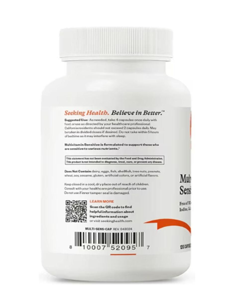 Multivitamínico Sensitive de 120 cápsulas 2