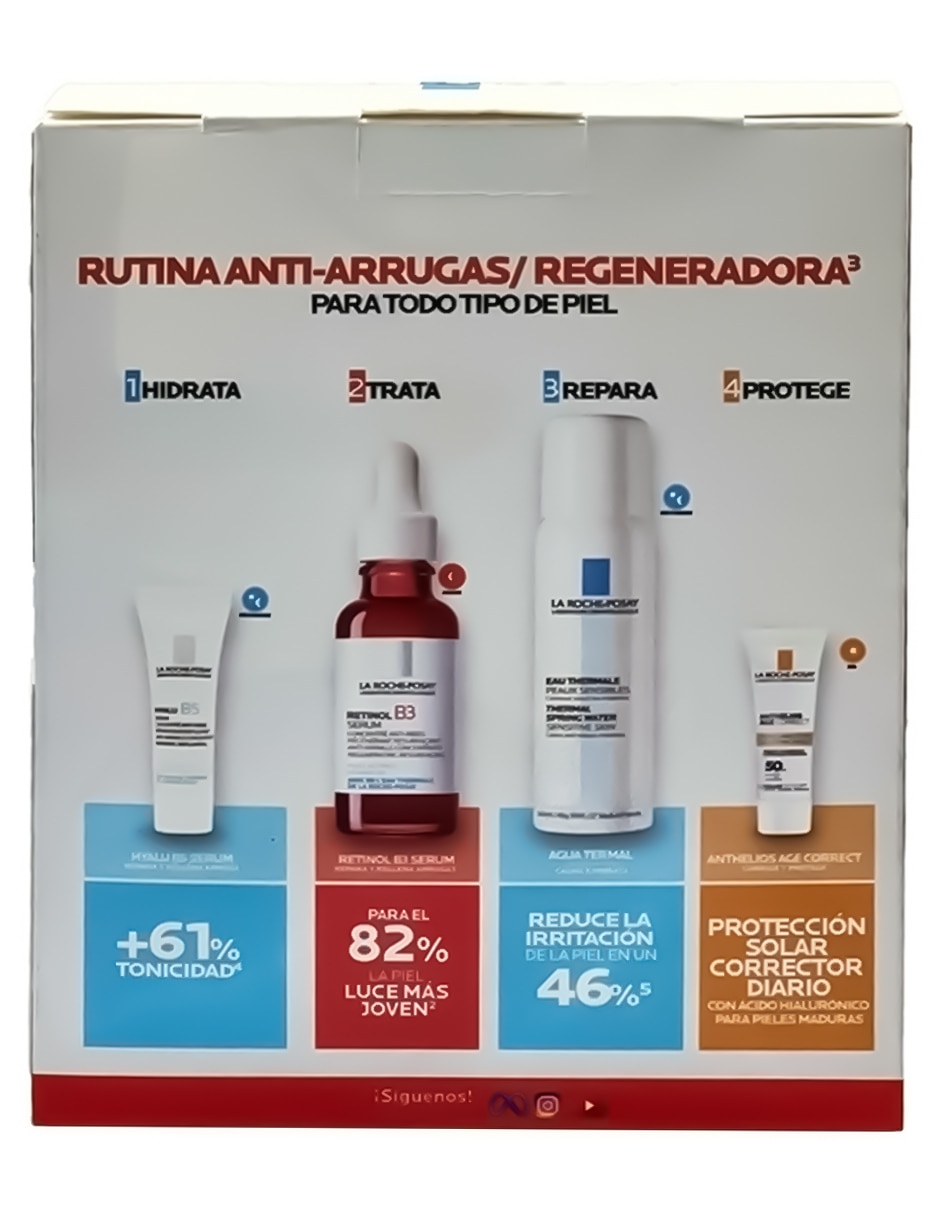Kit tratamiento facial Retinol B3 Serum Xmas 2025 antiedad La Roche Posay Xmas 2025 6