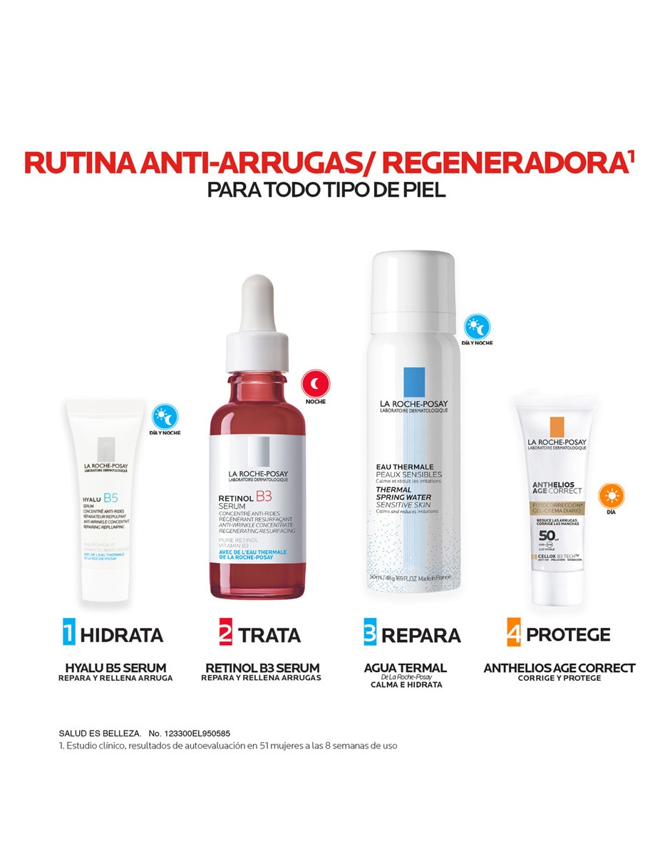 Kit tratamiento facial Retinol B3 Serum Xmas 2025 antiedad La Roche Posay Xmas 2025 7