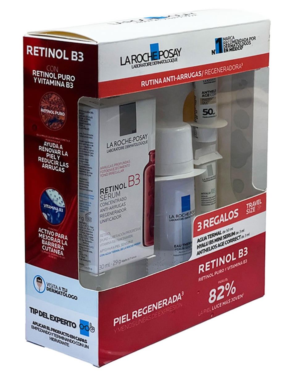 Kit tratamiento facial Retinol B3 Serum Xmas 2025 antiedad La Roche Posay Xmas 2025 10