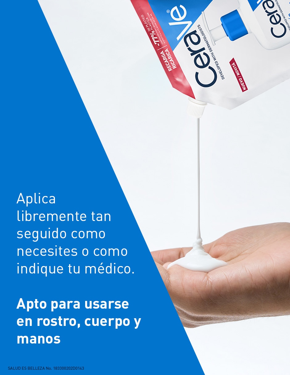 Refill de loción Moisturizing Cream + Lotion 4