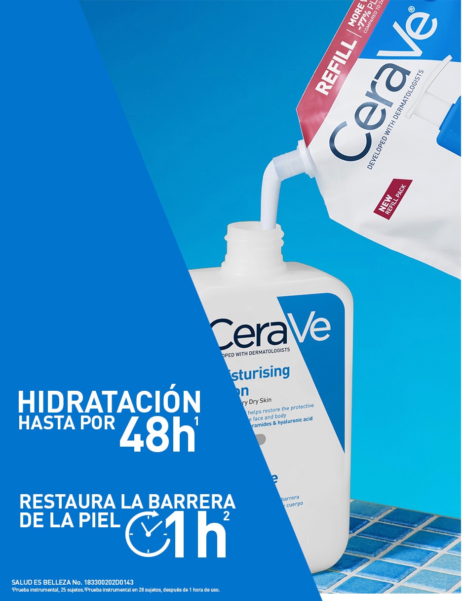 Refill de loción Moisturizing Cream + Lotion 6