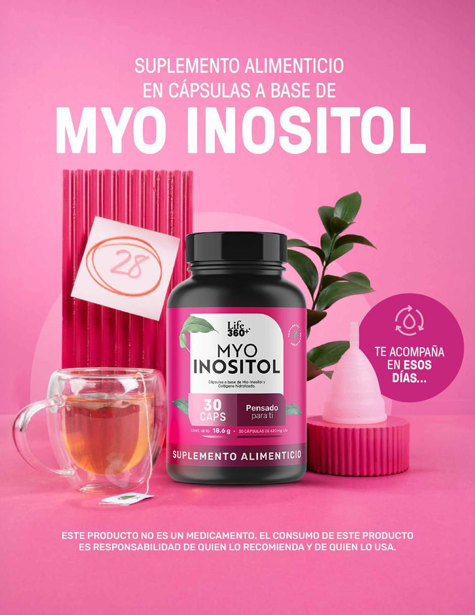 Myo Inositol Life 360+ con Inositol con inositol