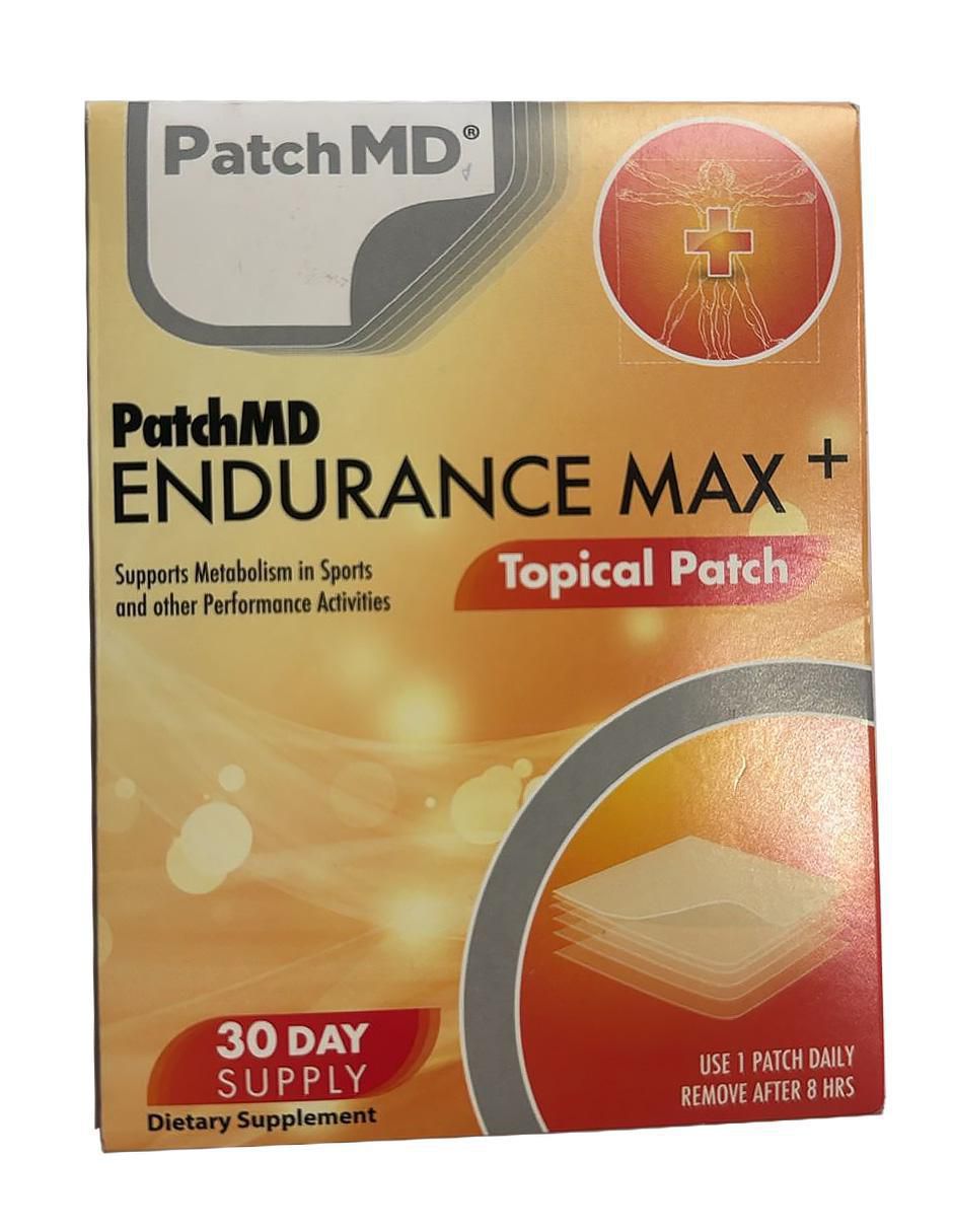 PARCHE RENDIMIENTO MAXIMO ENDURANCE MAX Patch Md con vitaminas y minerales 4