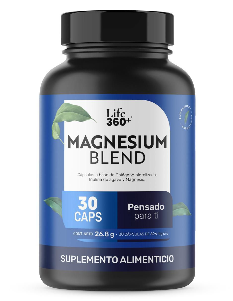 Magnesium Blend con magnesio de 30 cápsulas
