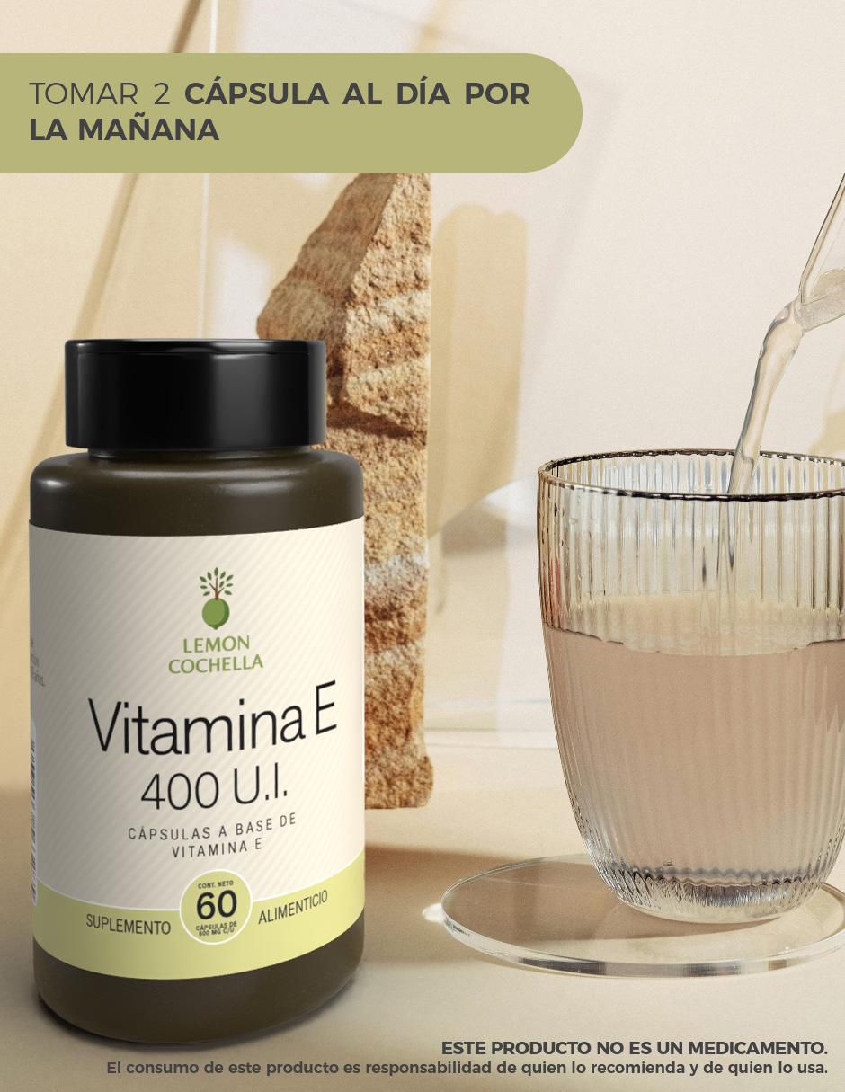 VITAMINA E 400 U.I. de 60 cápsulas 5