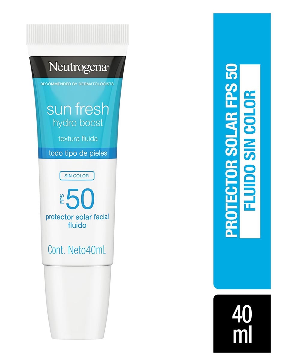 Protector solar FPS 50+ Sun Fresh Hydro Boost Color 2.0 FPS 50+ Neutrogena 40 ml 4