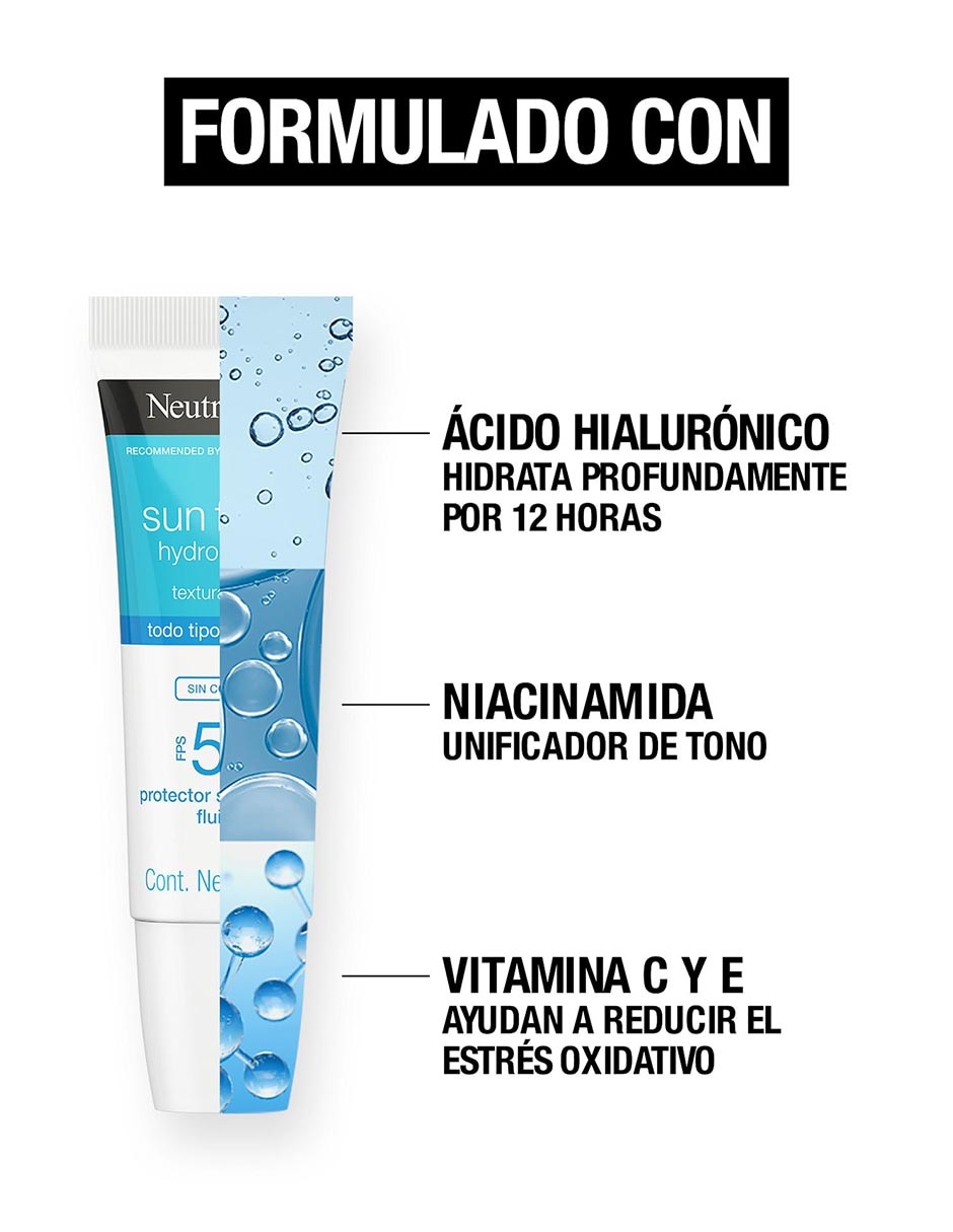 Protector solar FPS 50+ Sun Fresh Hydro Boost Color 2.0 FPS 50+ Neutrogena 40 ml 6