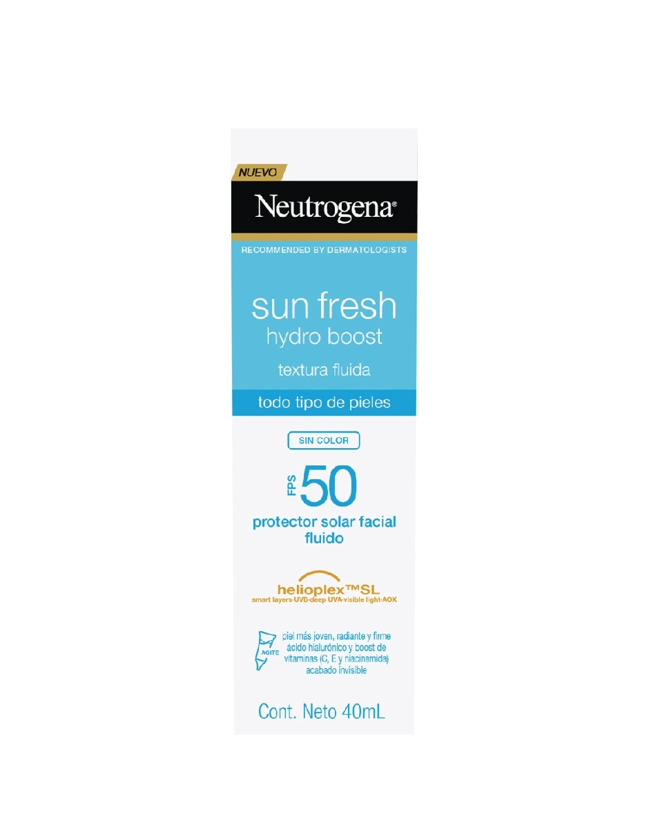 Protector solar FPS 50+ Sun Fresh Hydro Boost 40 ml 4