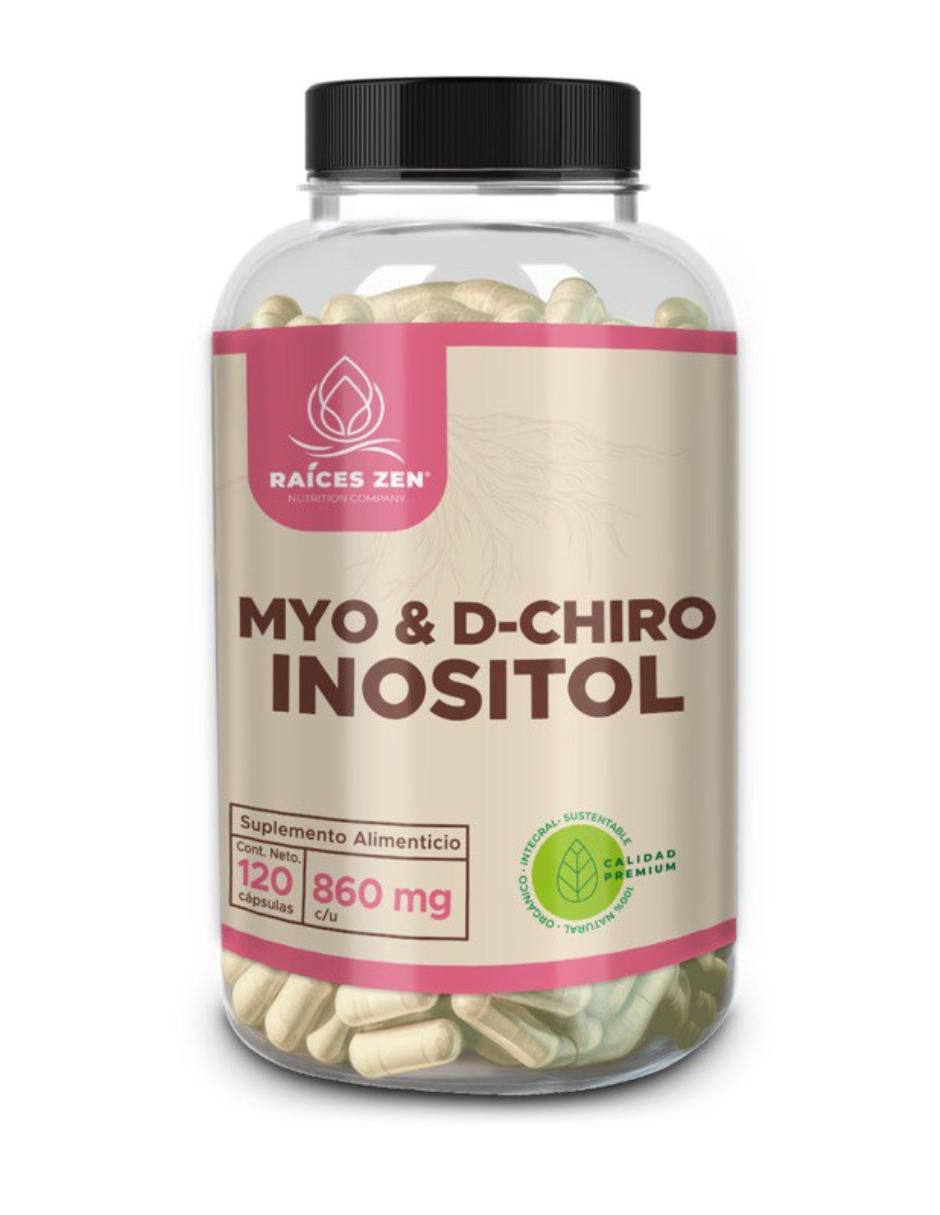 MyO & D Chiro Inositol Raíces Zen de 120 cápsulas MyO & D Chiro Inositol Raíces Zen de 120 cápsulas