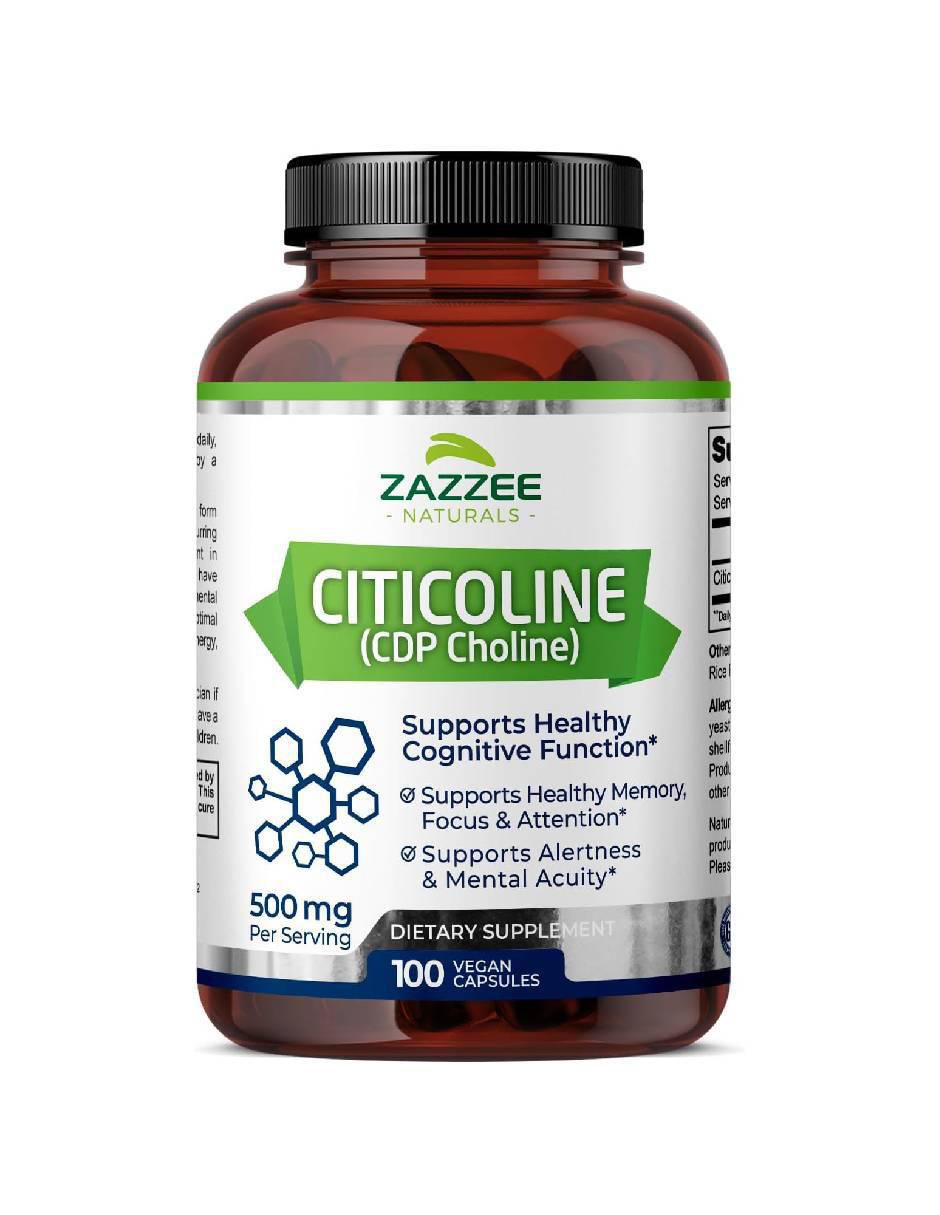 Citicoline con cdp choline de 100 cápsulas