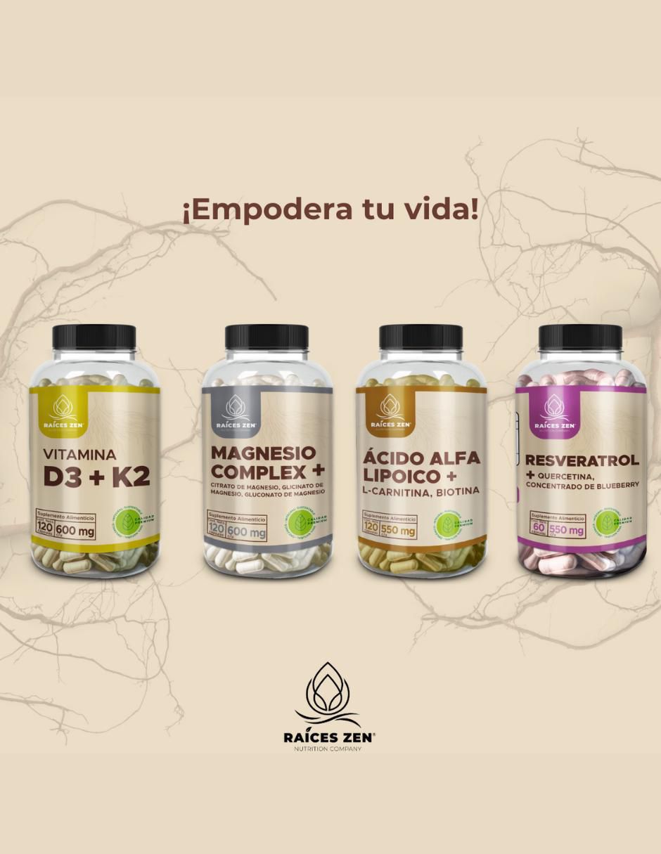 Multivitaminico Mujer Raíces Zen de 120 cápsulas 3
