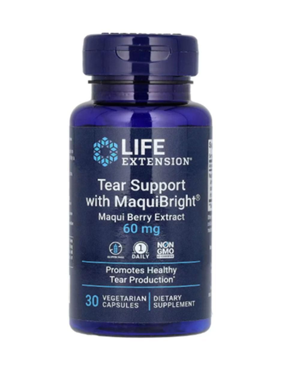 Apoyo para las lágrimas con MaquiBright, con vitaminas, aminoácidos azufrados y minerales de 30 cápsulas
