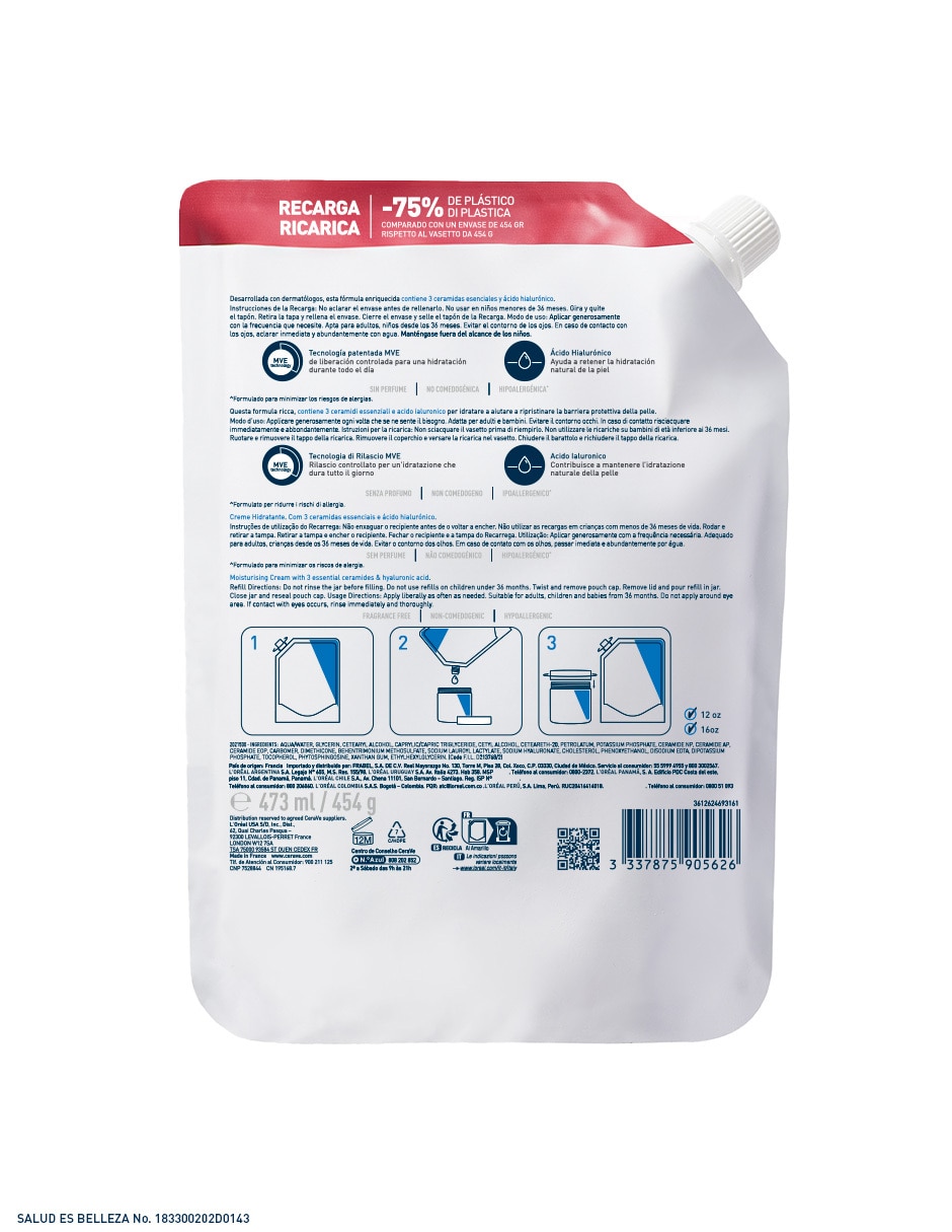 Refill para crema para piel seca 2