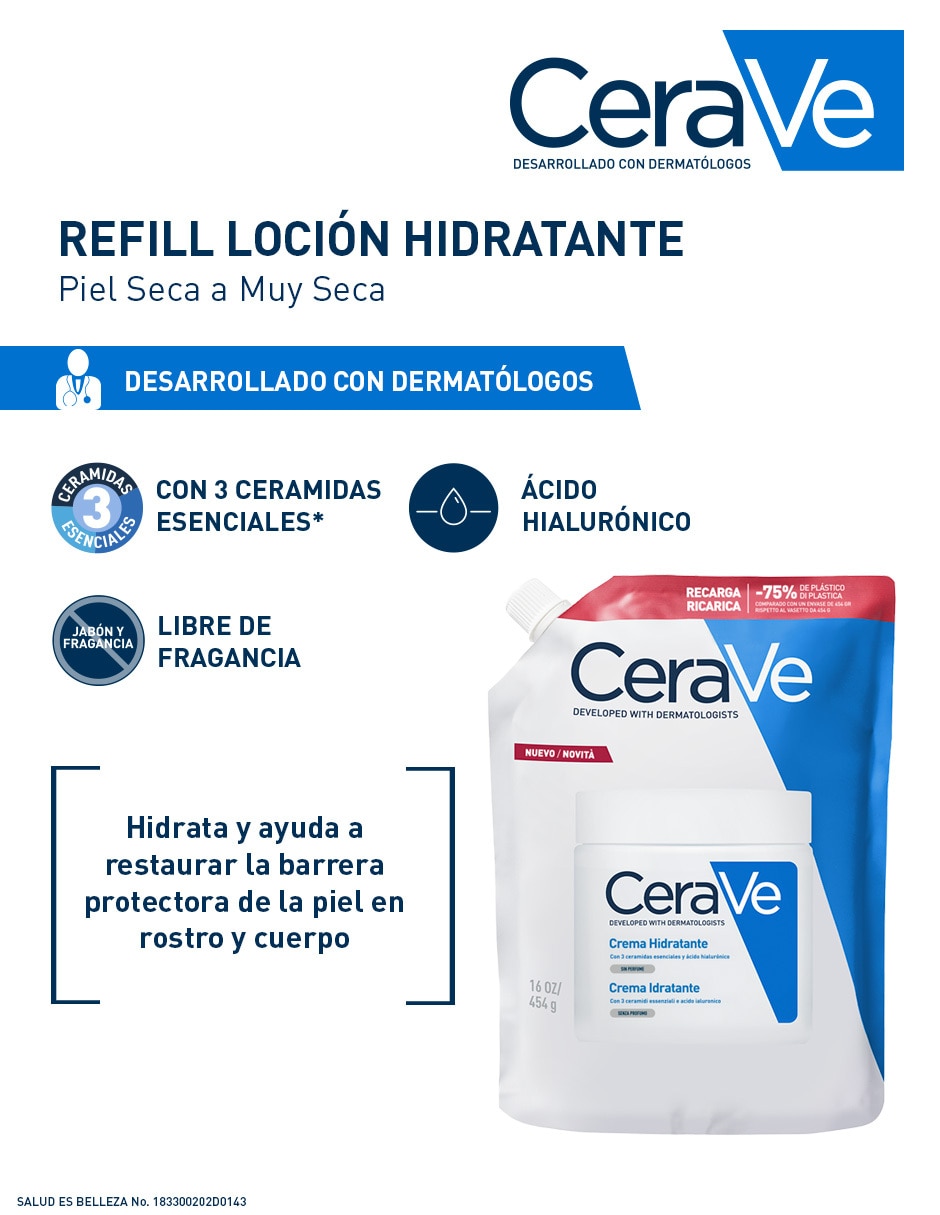 Refill para crema para piel seca 5
