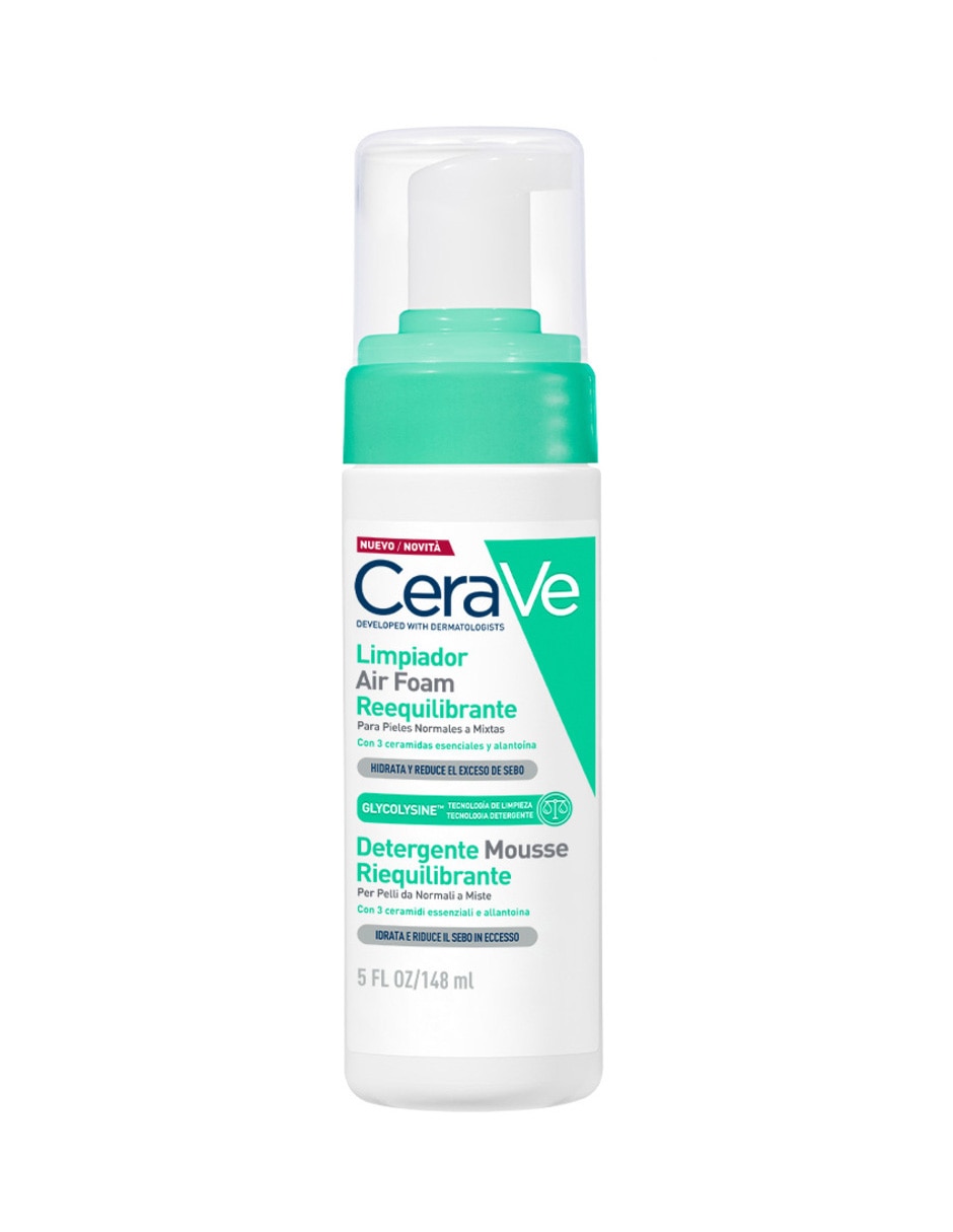 Limpiador facial Air Foam Reequilibrante Hydrating Cleanser para hidratar