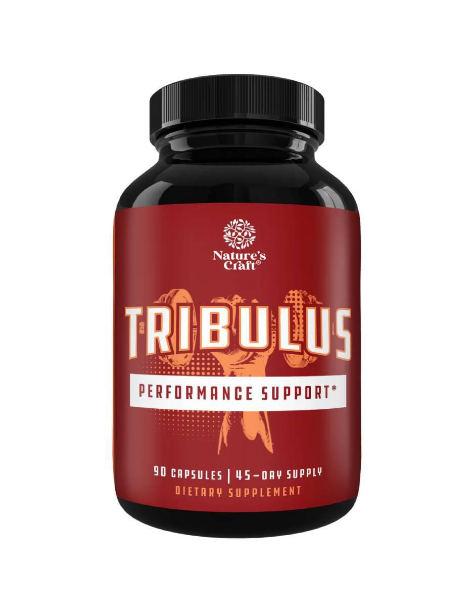 Nature’s Craft – Tribulus 1300 mg - Testosterona y Desempeño Físico – de 90 cápsulas