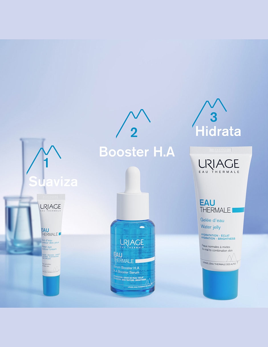 Gel para rostro grasa Gel hidratante con agua termal Face Hydratation 3
