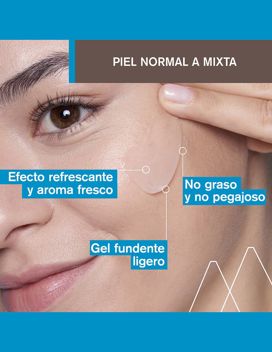 Gel para rostro grasa Gel hidratante con agua termal Face Hydratation 6