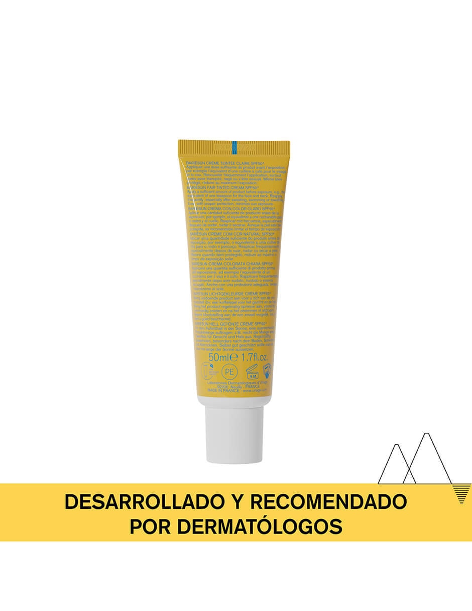 Protector solar FPS 50+ Bariesun Creme Claire T 50 ml 3