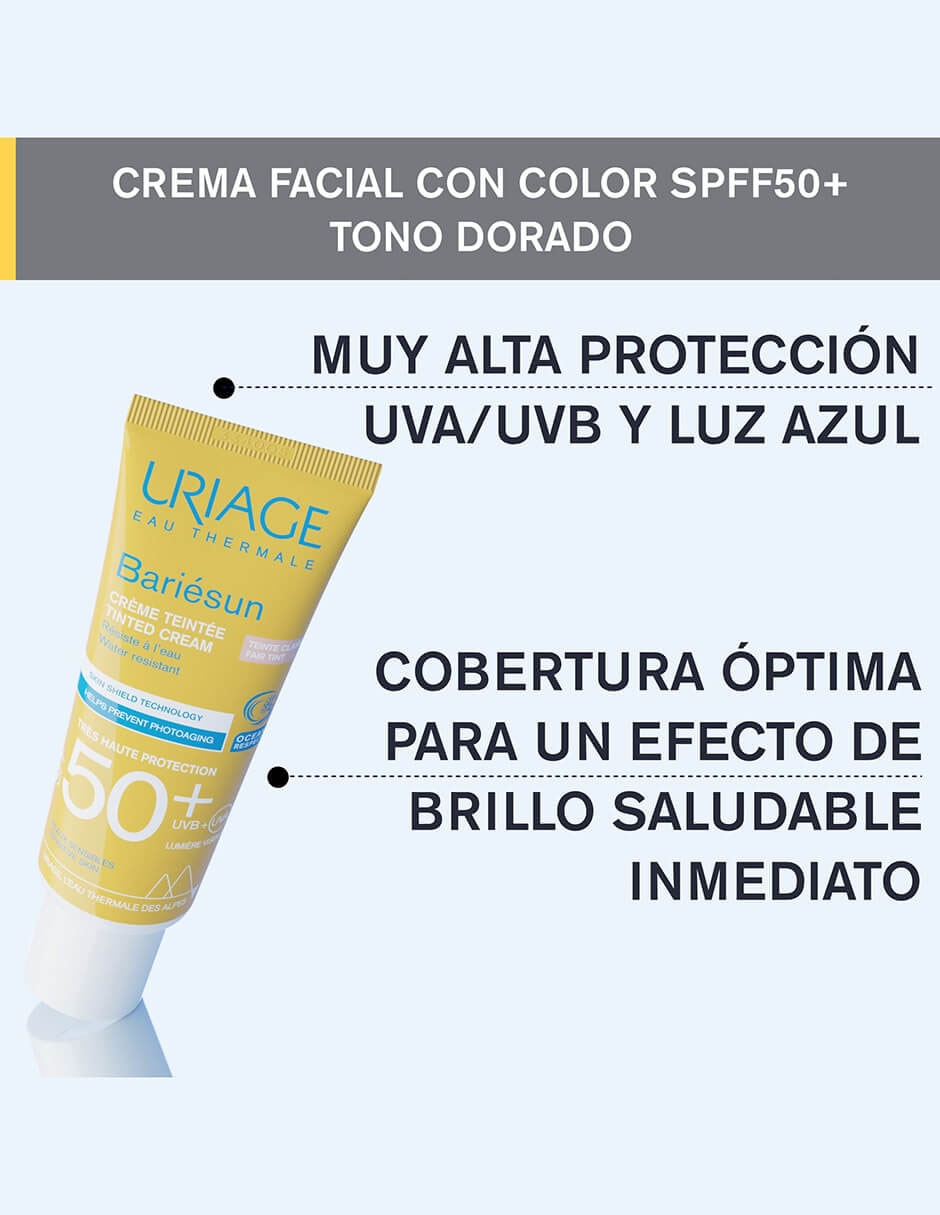 Protector solar FPS 50+ Bariesun Creme Claire T 50 ml 4