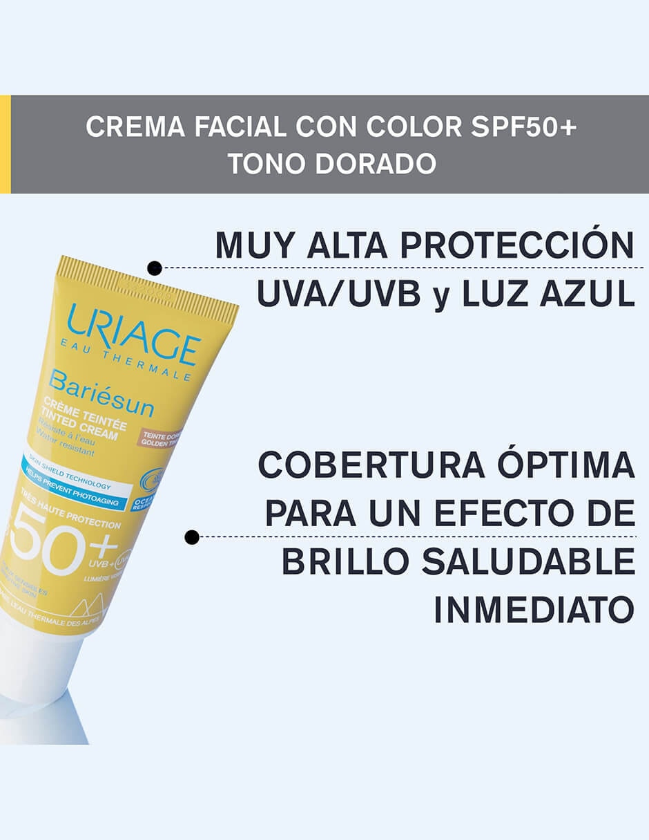 Protector solar FPS 50+ Bariesun Creme Doree T 50 ml 5