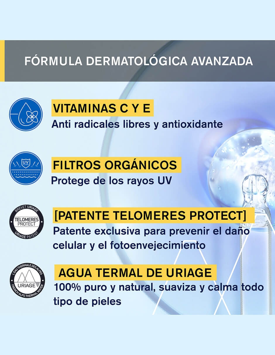 Protector solar FPS 50+ Bariesun Fluide aAnti Tache 40 ml 8