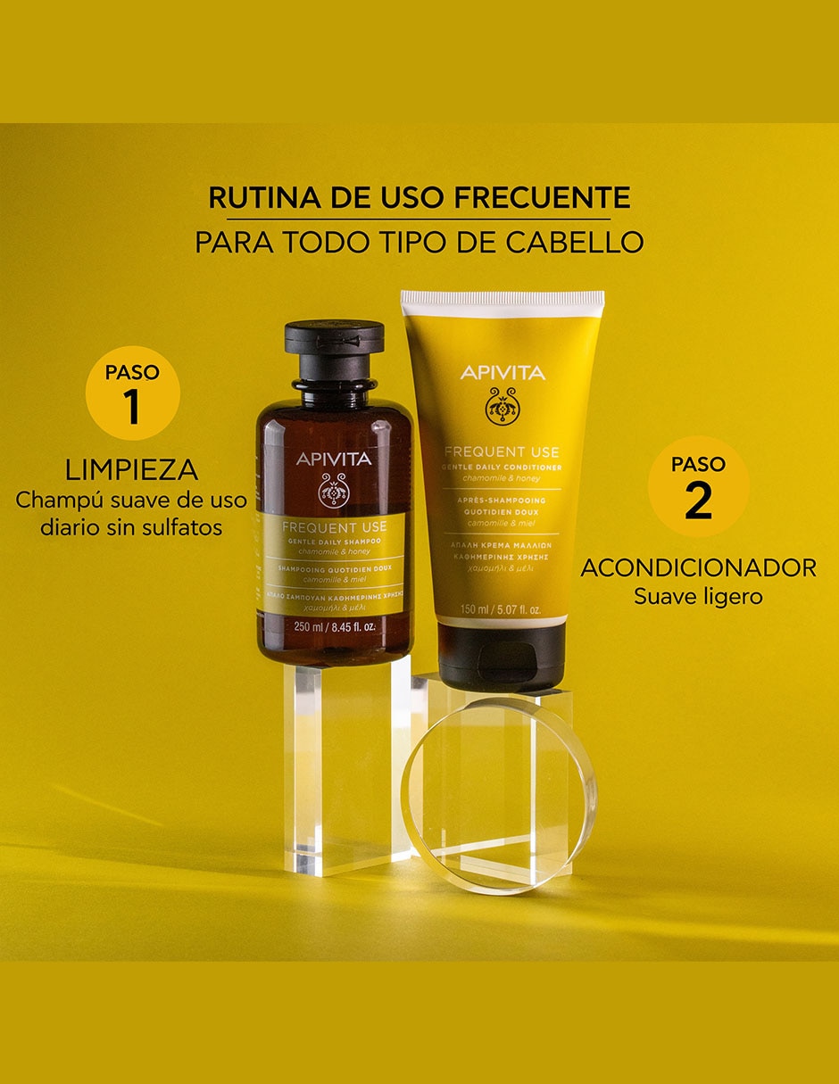 Shampoo hidratante para cabello normal Con miel 250 ml 3