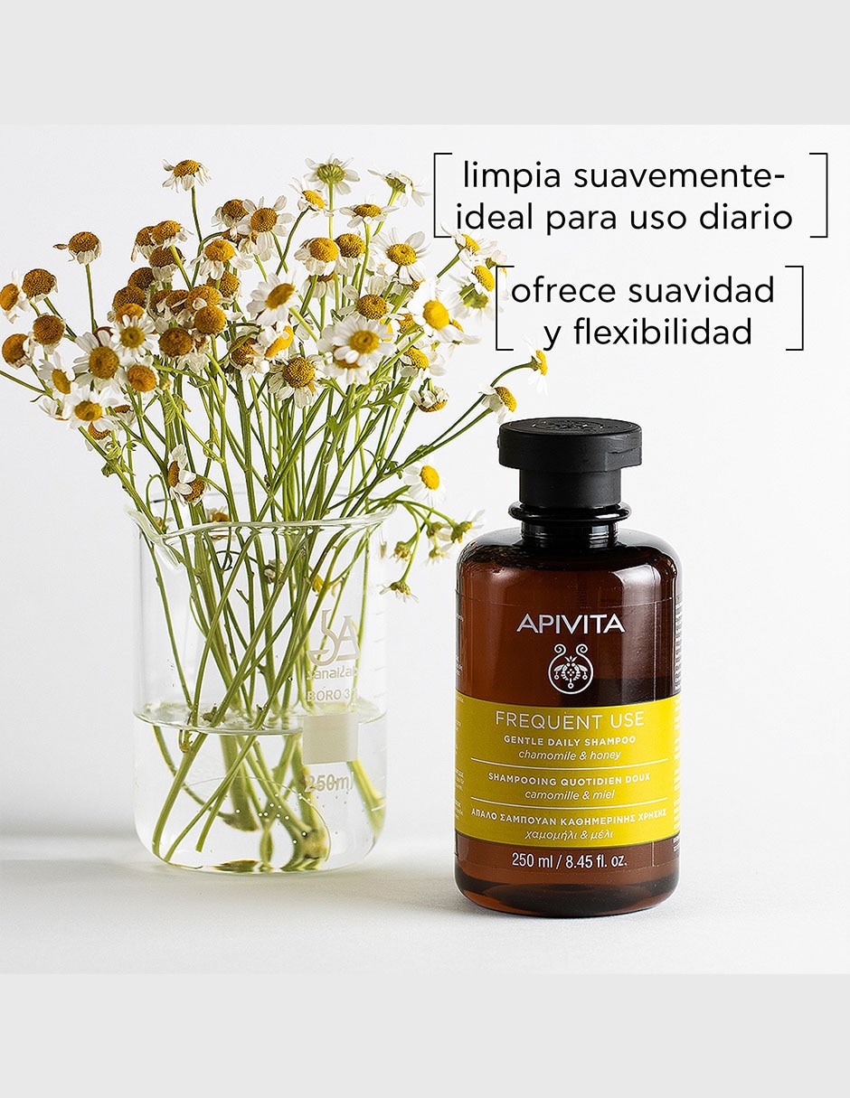 Shampoo hidratante para cabello normal Con miel 250 ml 4