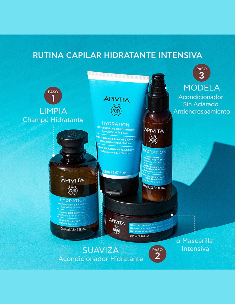 Shampoo hidratante para cabello seco Con Ácido Hialurónico 250 ml 4