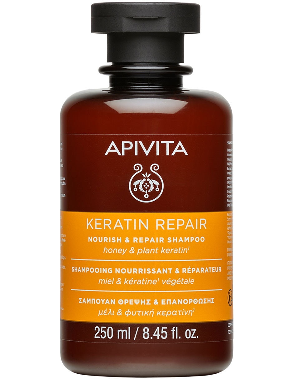 Shampoo reparador para cabello seco Con Miel y Keratina 250 ml Shampoo reparador para cabello seco Con Miel y Keratina 250 ml