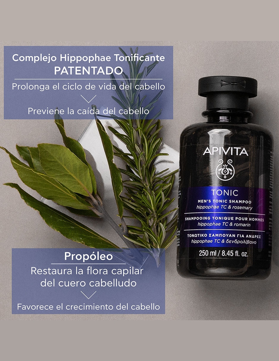 Shampoo anticaída para cabello débil para caballero Tonic 250 ml 5
