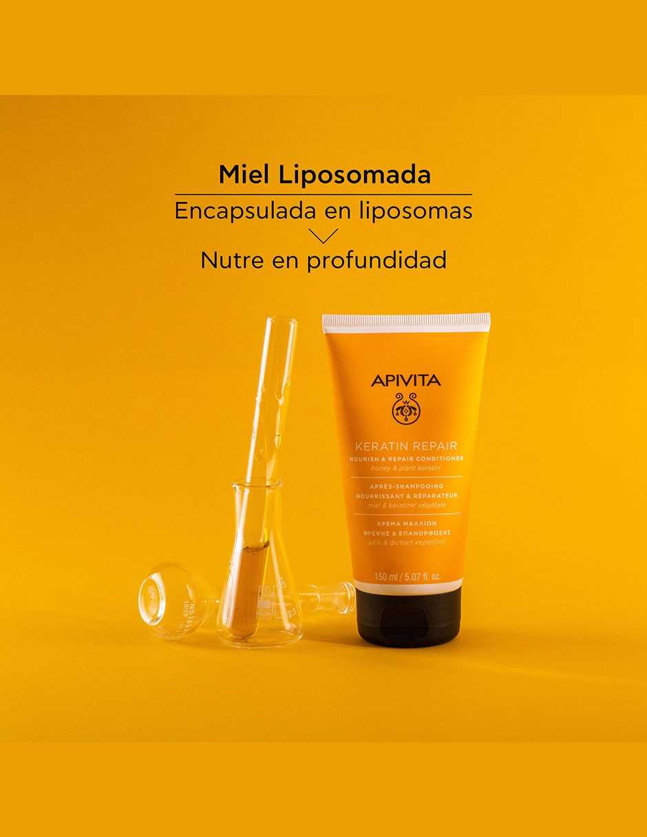 Acondicionador para cabello Reparador con miel y keratina 150 ml 4