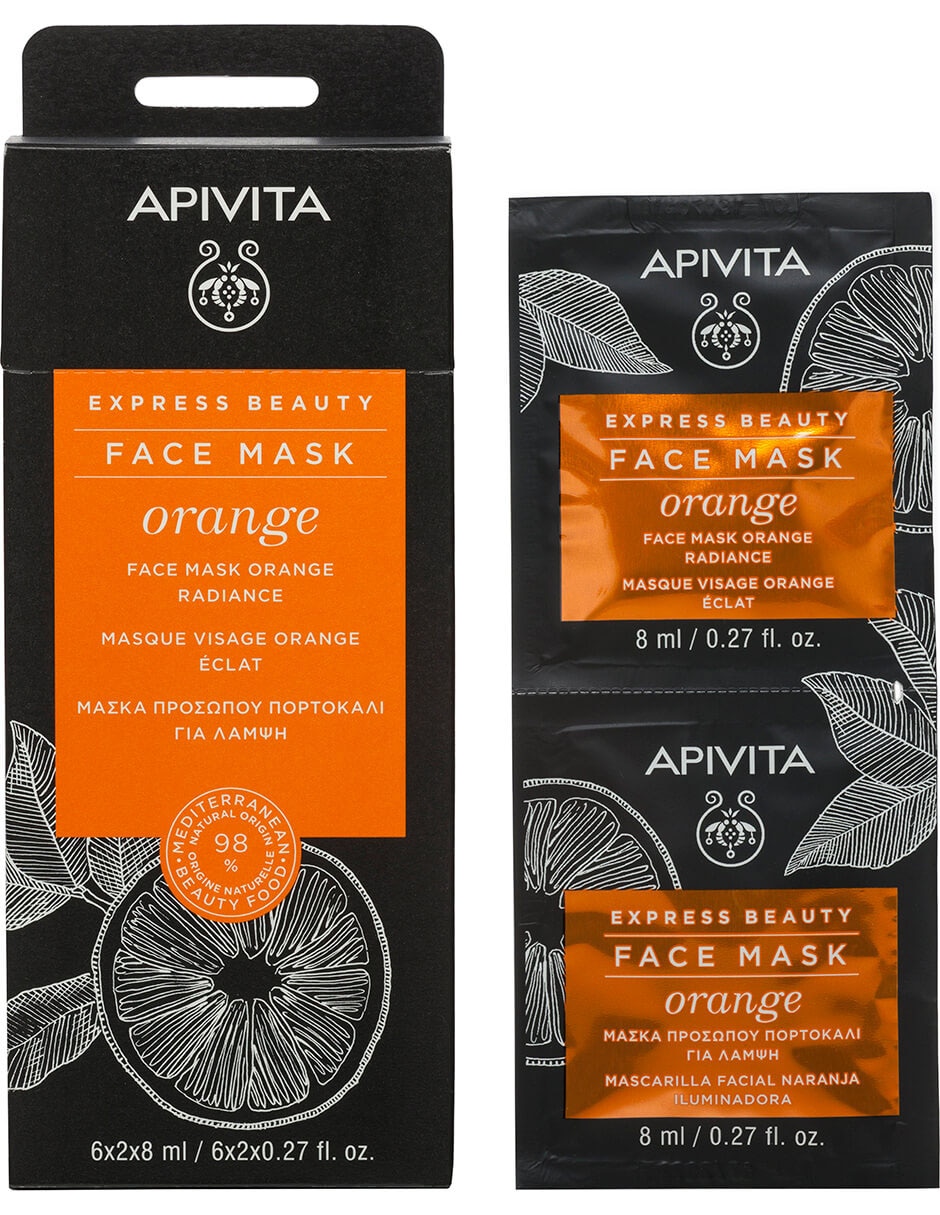 Mascarilla facial Orange para hidratar Express Beauty