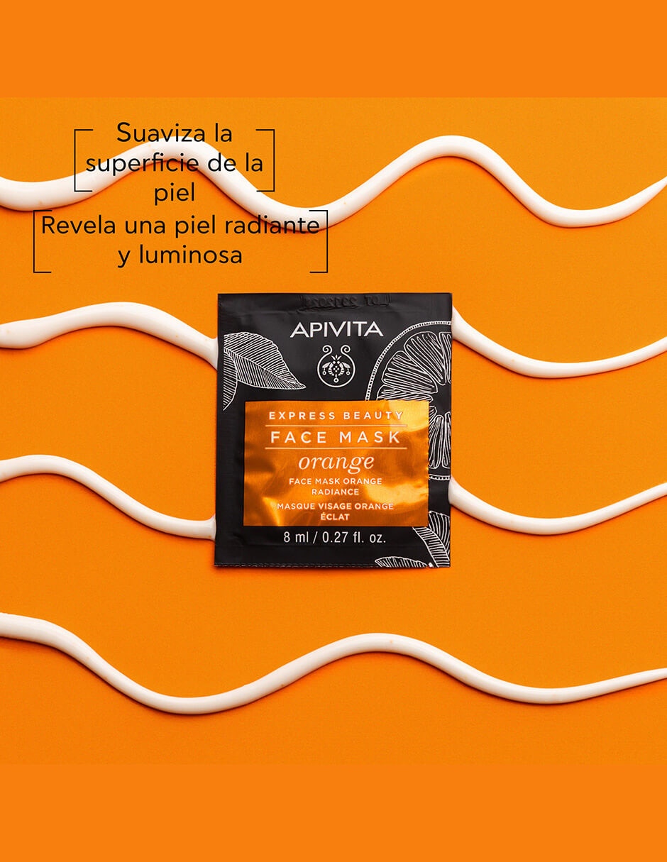 Mascarilla facial Orange para hidratar Express Beauty 3
