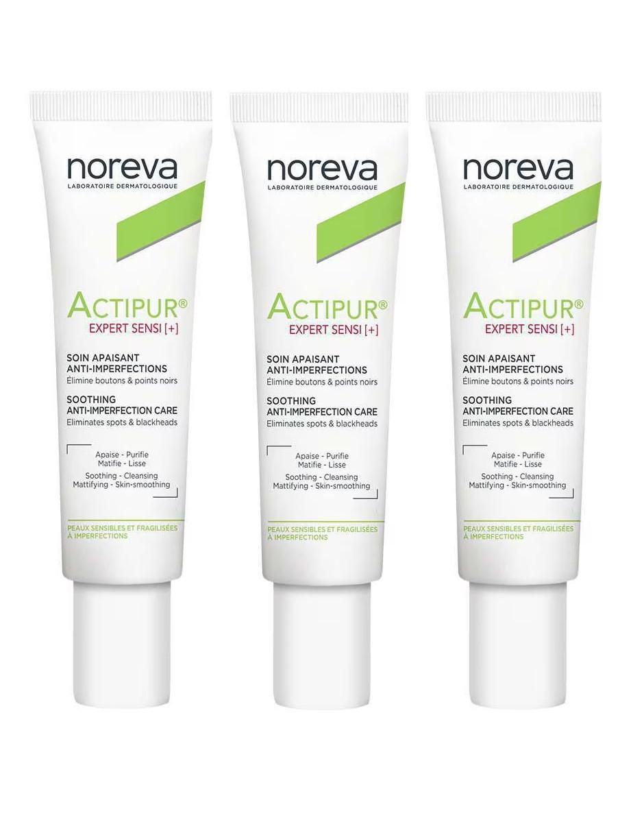 Set de crema facial recomendada para acné de día y noche para piel sensible