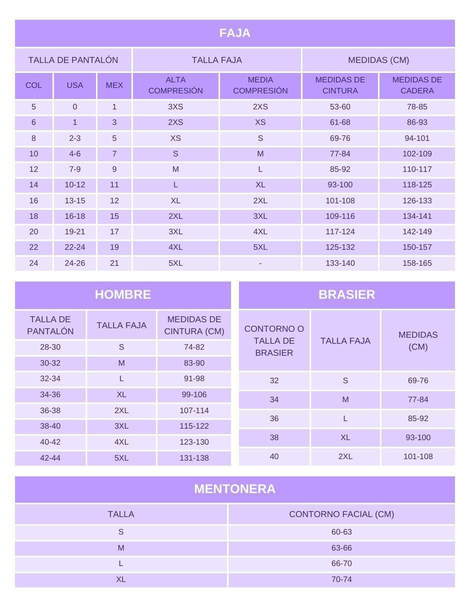 Faja colombiana con compresión media para mujer 4