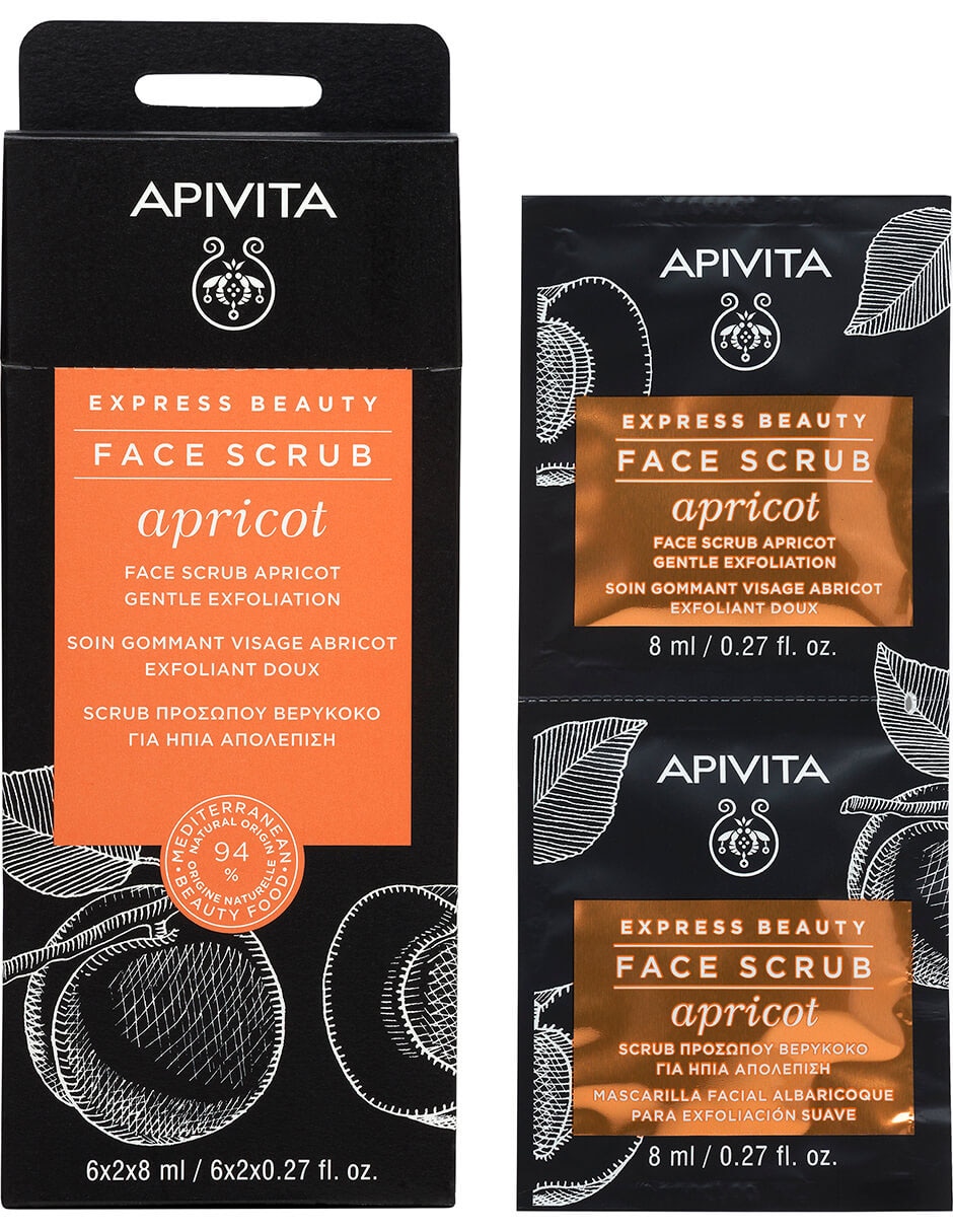 Mascarilla facial apricot para exfoliar Express Beauty Mascarilla facial apricot para exfoliar Express Beauty