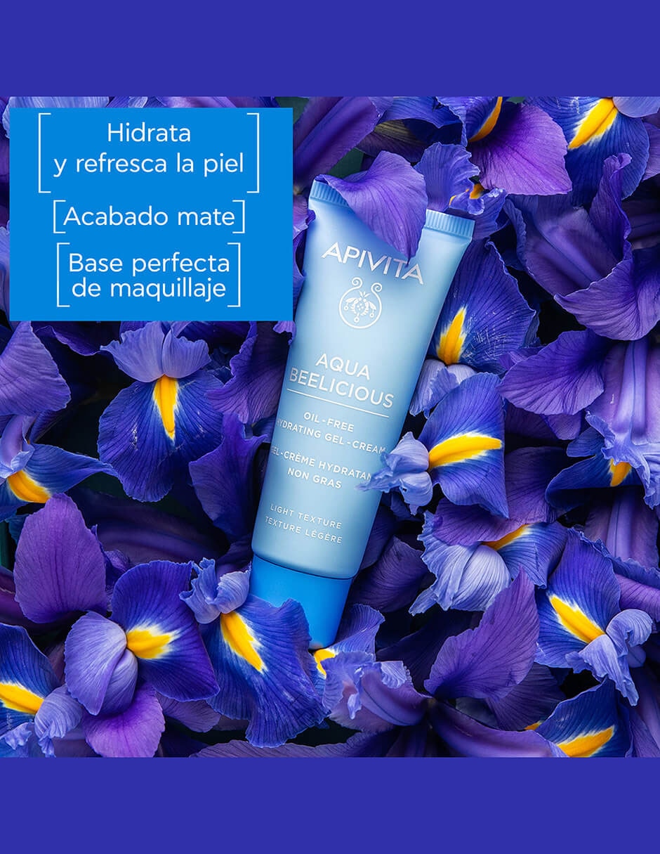 Crema facial recomendada para hidratar día y noche Aqua Beelicious para piel normal y seca 6