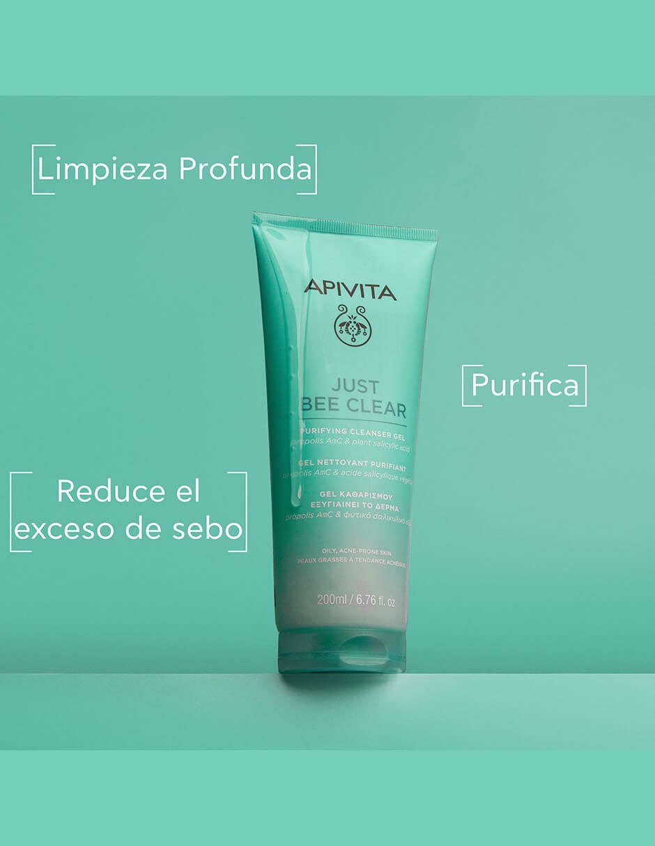 Limpiador facial Just Bee Clear Acne Line para acné 6