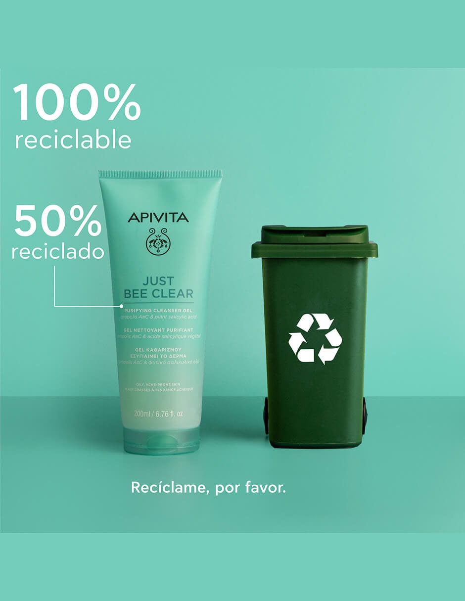 Limpiador facial Just Bee Clear Acne Line para acné 9