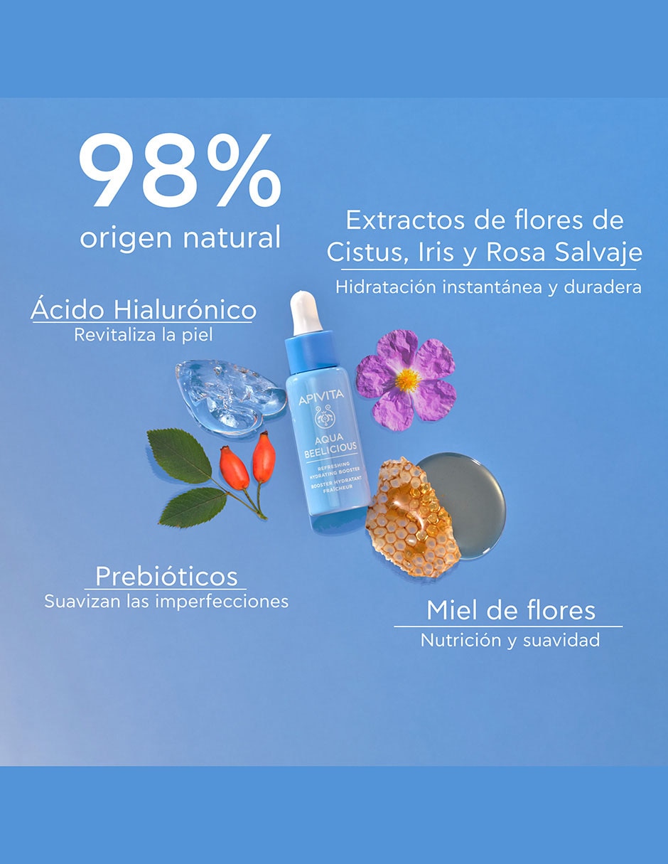Sérum facial Booster Hidratante Aqua Beelicious todo tipo de piel 9