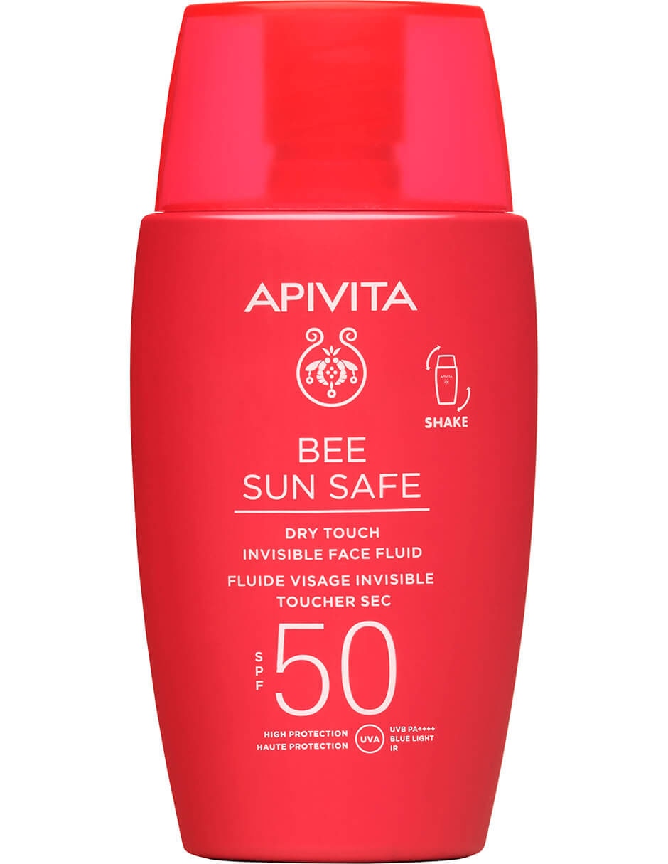 Protector solar FPS 50+ Dry Touch Invisible Face Fluid Bee Sun Safe 50 ml