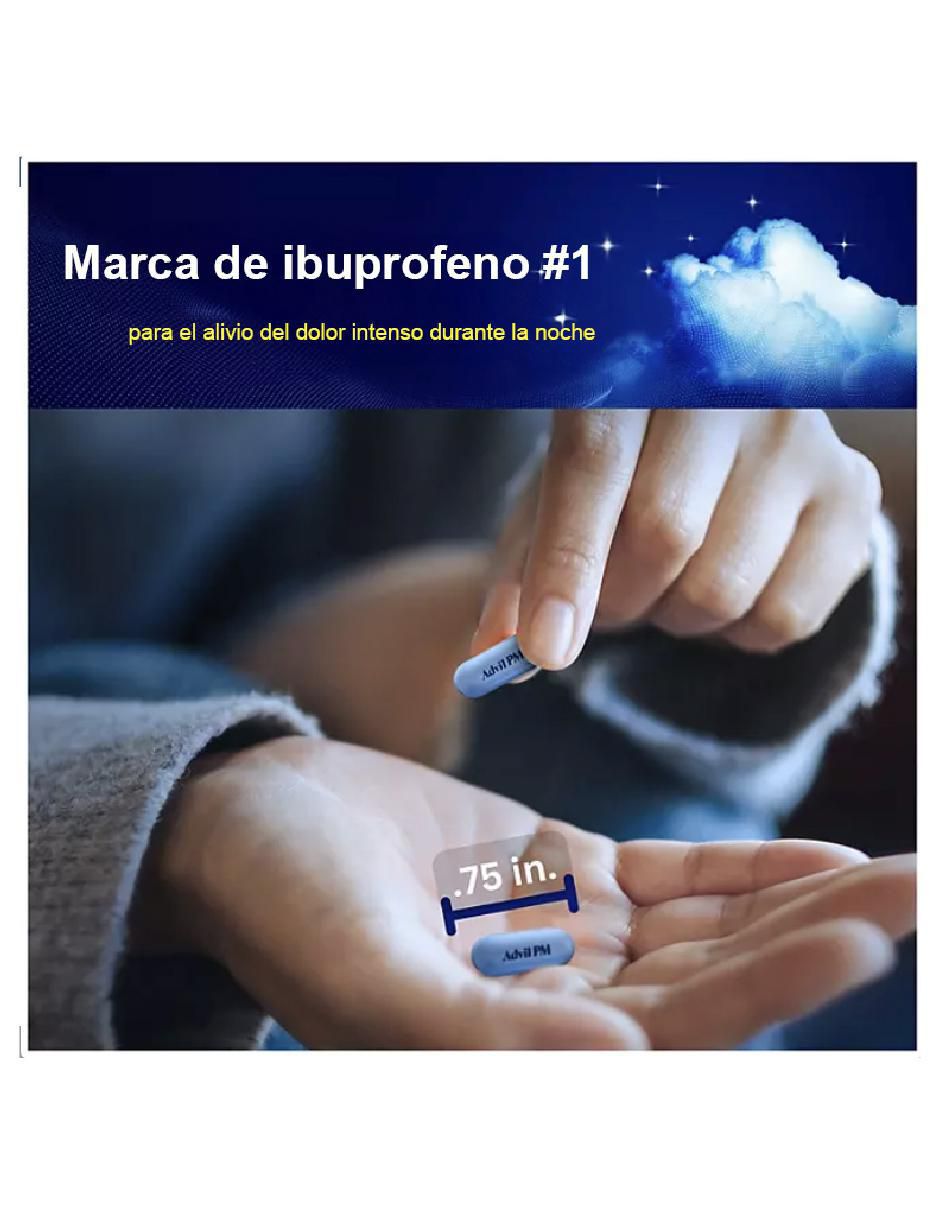 Tabletas para desinflamar y aliviar dolor intenso Pm Nocturno 2