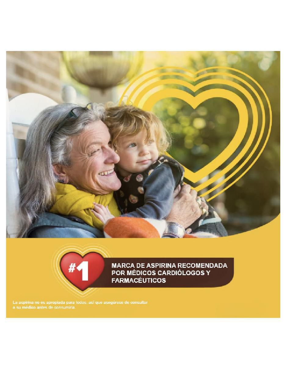 Tabletas para desinflamar y aliviar dolor intenso Aspirina 81mg baja dosis 4